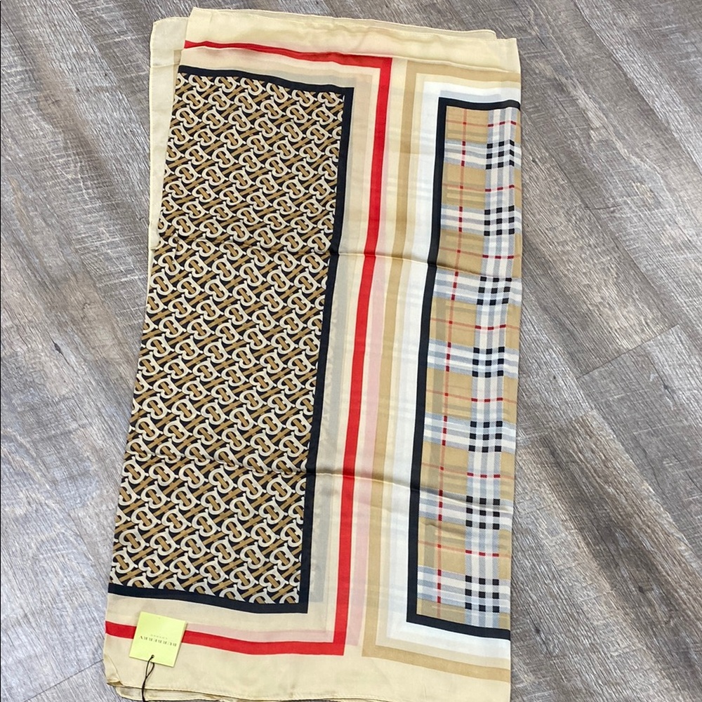 Burberry Silk Scarf NWT